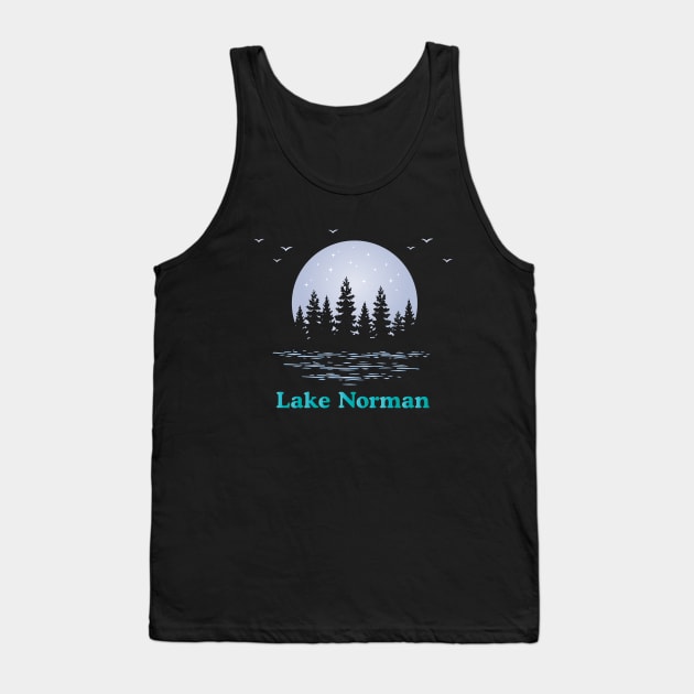 Lake Norman NC Outdoor Adventure Family Vacation Tank Top by Pine Hill Goods
